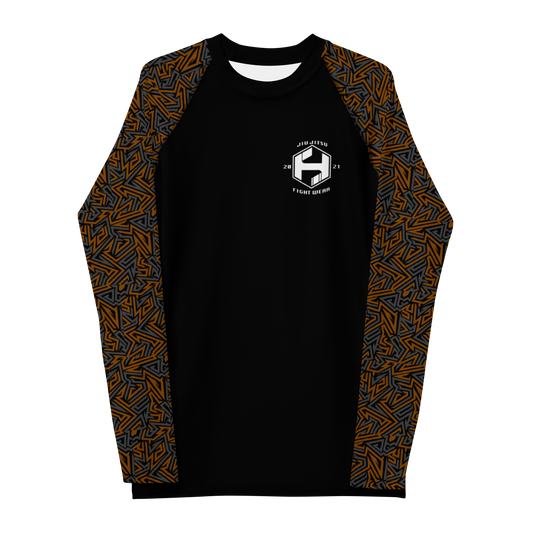 Adult Brown Sleeve Rash Guard
