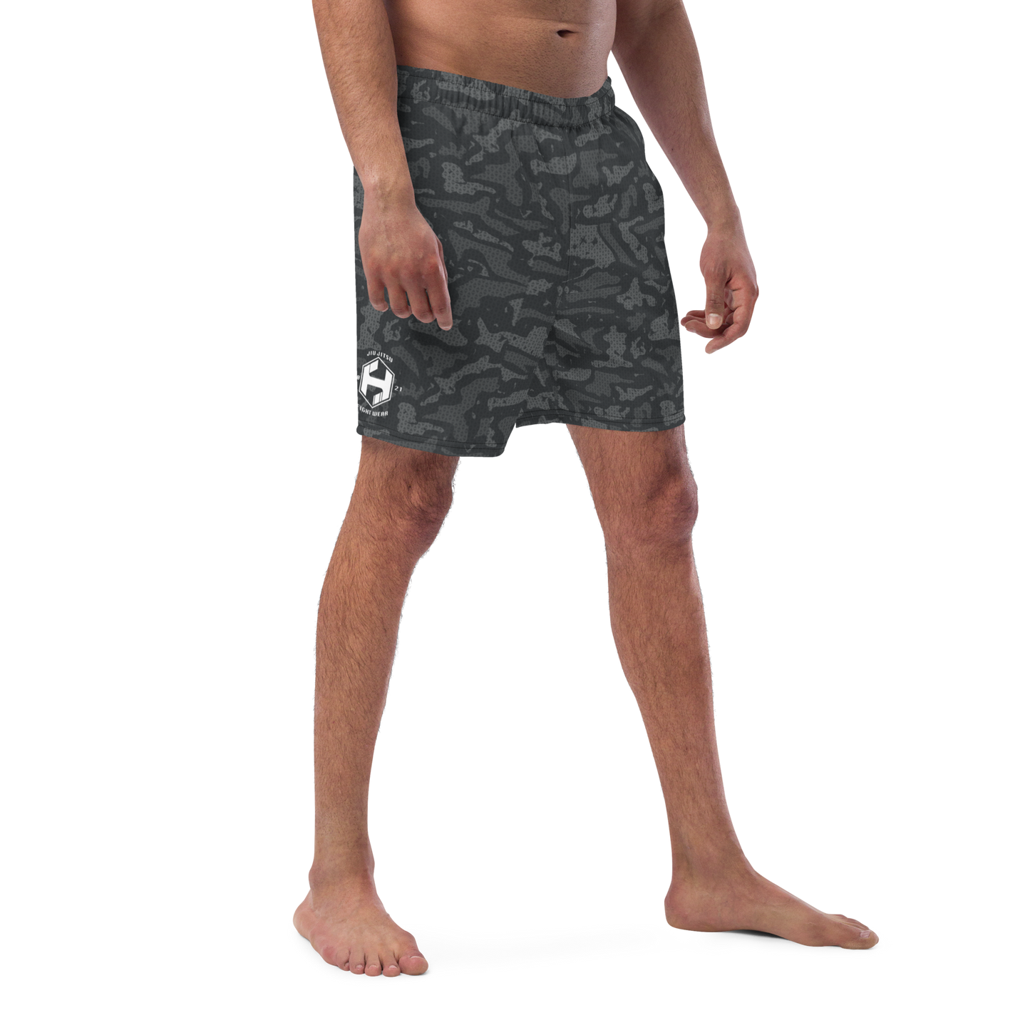 Grey Cammo Men's swim trunks