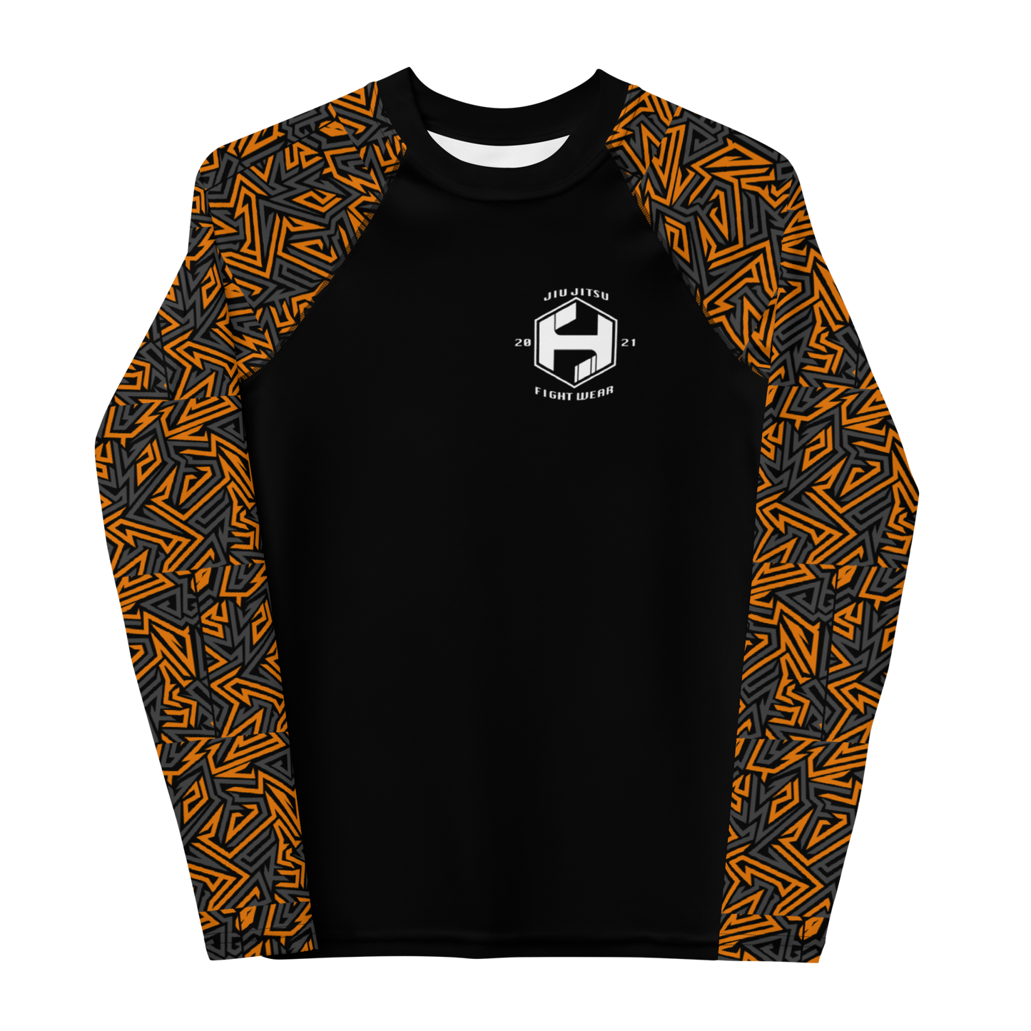 Kids Orange Rash Guard